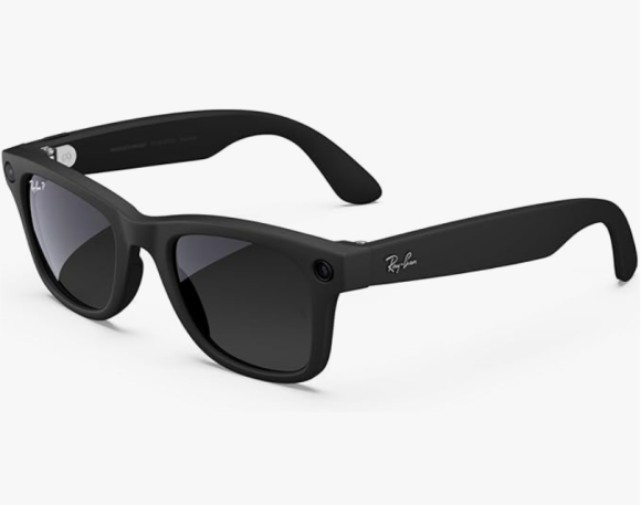 Ray-Ban Meta Glasses, Wayfarer Large Matte Black / Polarized Gradient Graphite